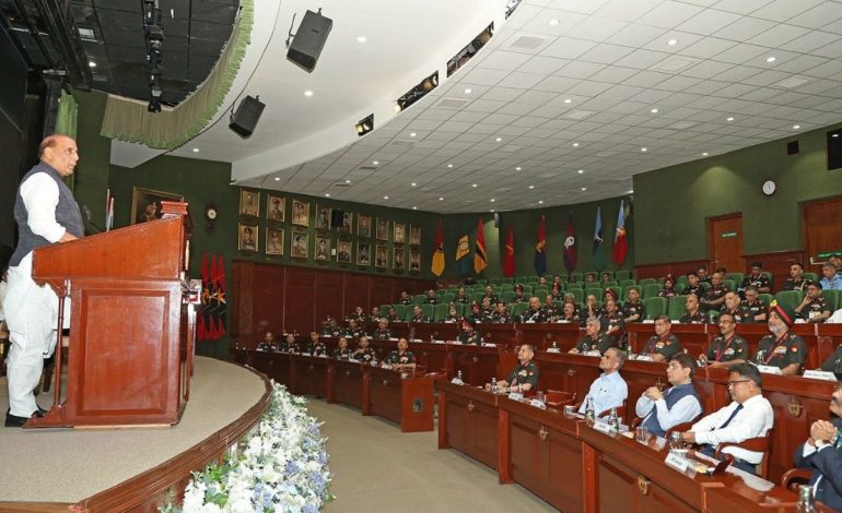 Army commanders’ conference begins in Delhi, Rajnath Singh to release Land Warfare Doctrine