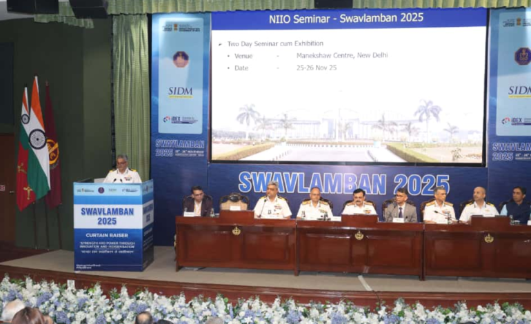 Indian Navy’s fifth edition of Swavlamban 2026 to focus on AI, defence self-reliance and indigenous technology