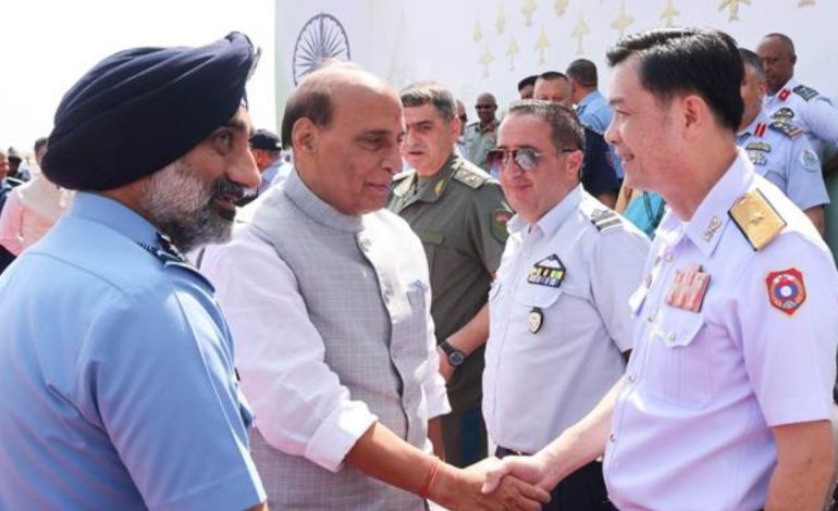 Rajnath Singh says speed, technology will define future military power at Tarang Shakti 2026