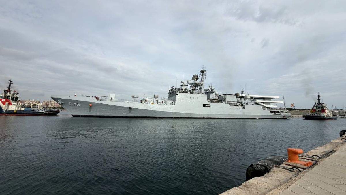 INS Trishul reaches Spain after Varuna, continues Indian Navy’s Mediterranean deployment