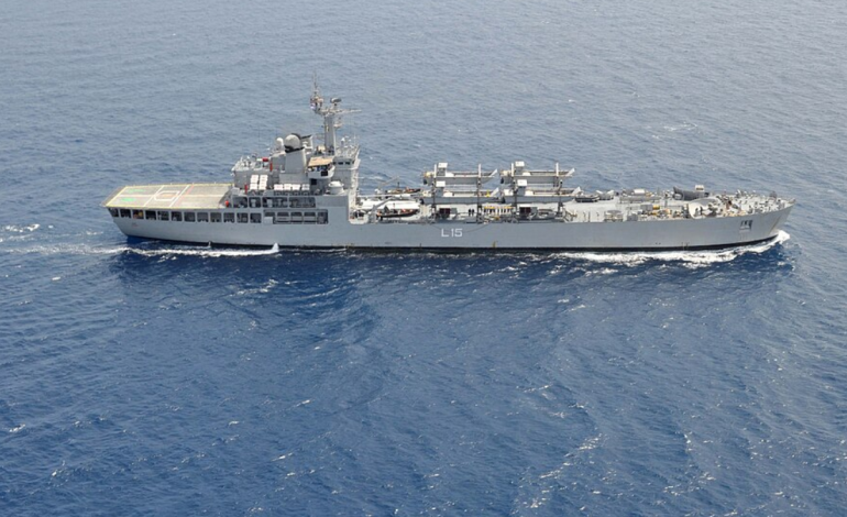 Water ingress reported onboard INS Kesari at Visakhapatnam naval dockyard, no injuries