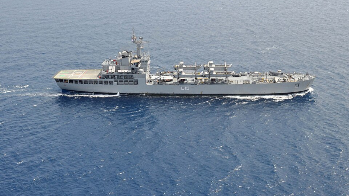 Water ingress reported onboard INS Kesari at Visakhapatnam naval dockyard, no injuries