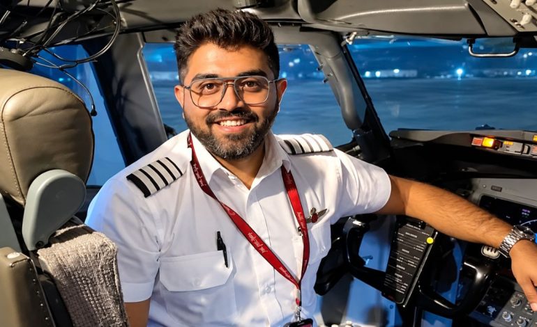 Who is Smit Machchhar? The textile student who became a Flydubai captain