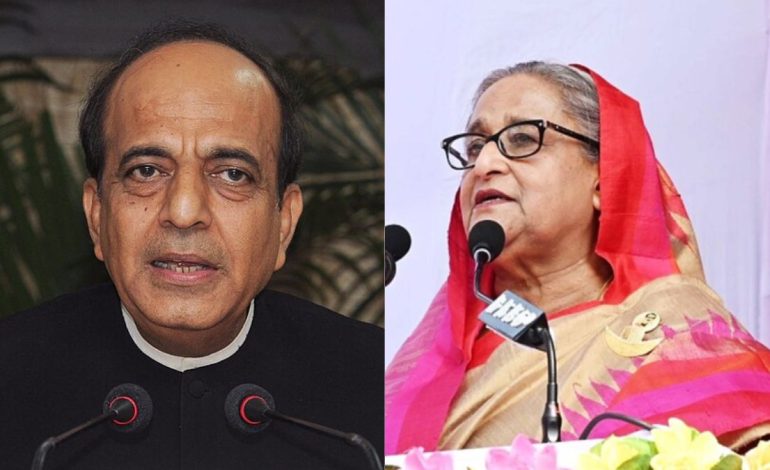 India had “hardly any choice” but to let Hasina’s plane land in 2024, says envoy Trivedi
