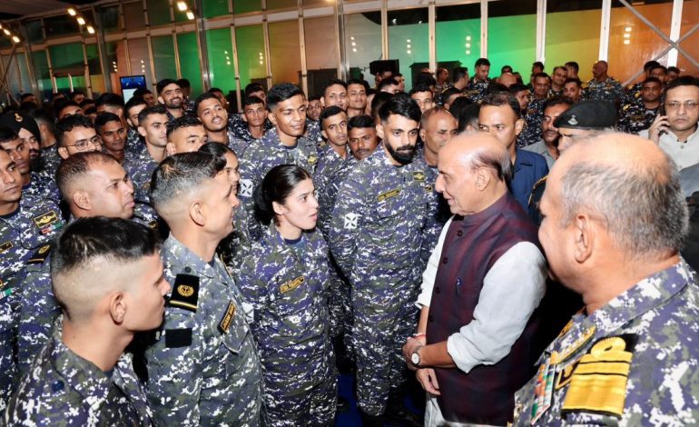 Indian Navy among world’s most powerful navies, its reach growing as challenges becoming tougher, Rajnath Singh says