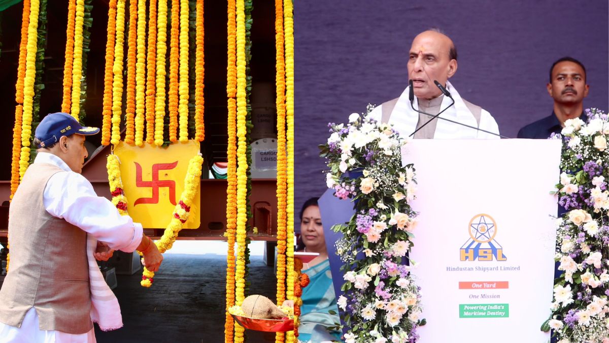 Rajnath Singh launches INS Surya as India expands Navy’s fleet support and shipbuilding capacity